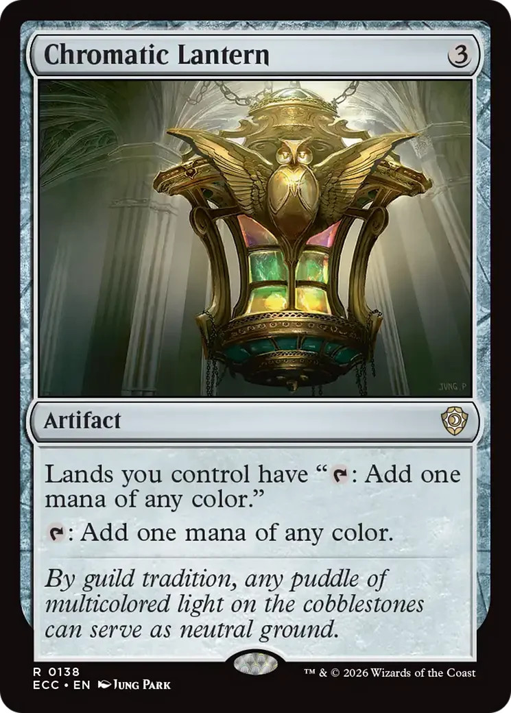 MTG Chromatic Lantern [Lorwyn Eclipsed Commander] Near Mint Magic