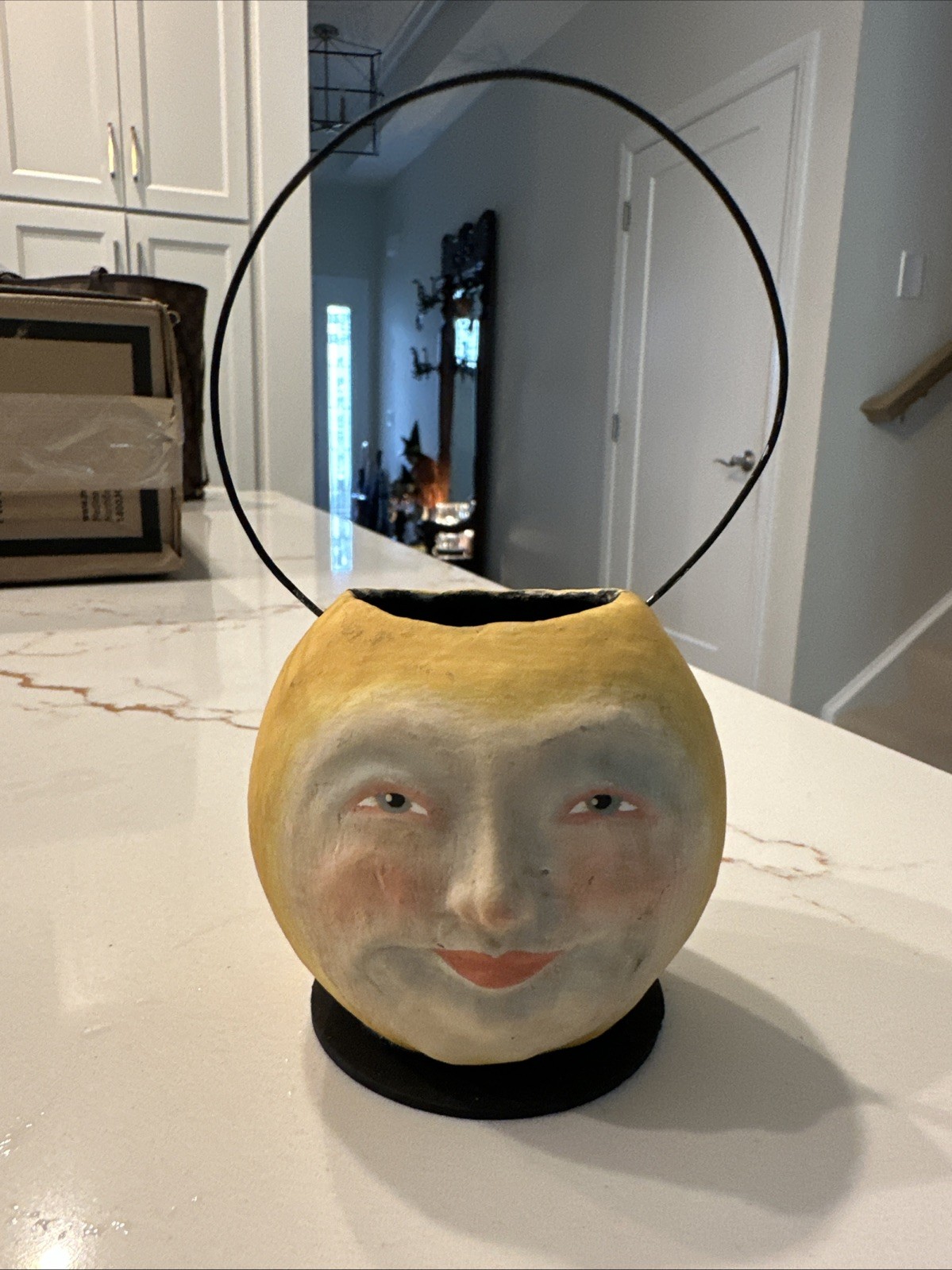 Vintage Halloween Bethany Lowe Vergie Lightfoot Moon Face Candy Container Retire Vintage Halloween Bethany Lowe Vergie Lightfoot Moon Face Candy Container Retire