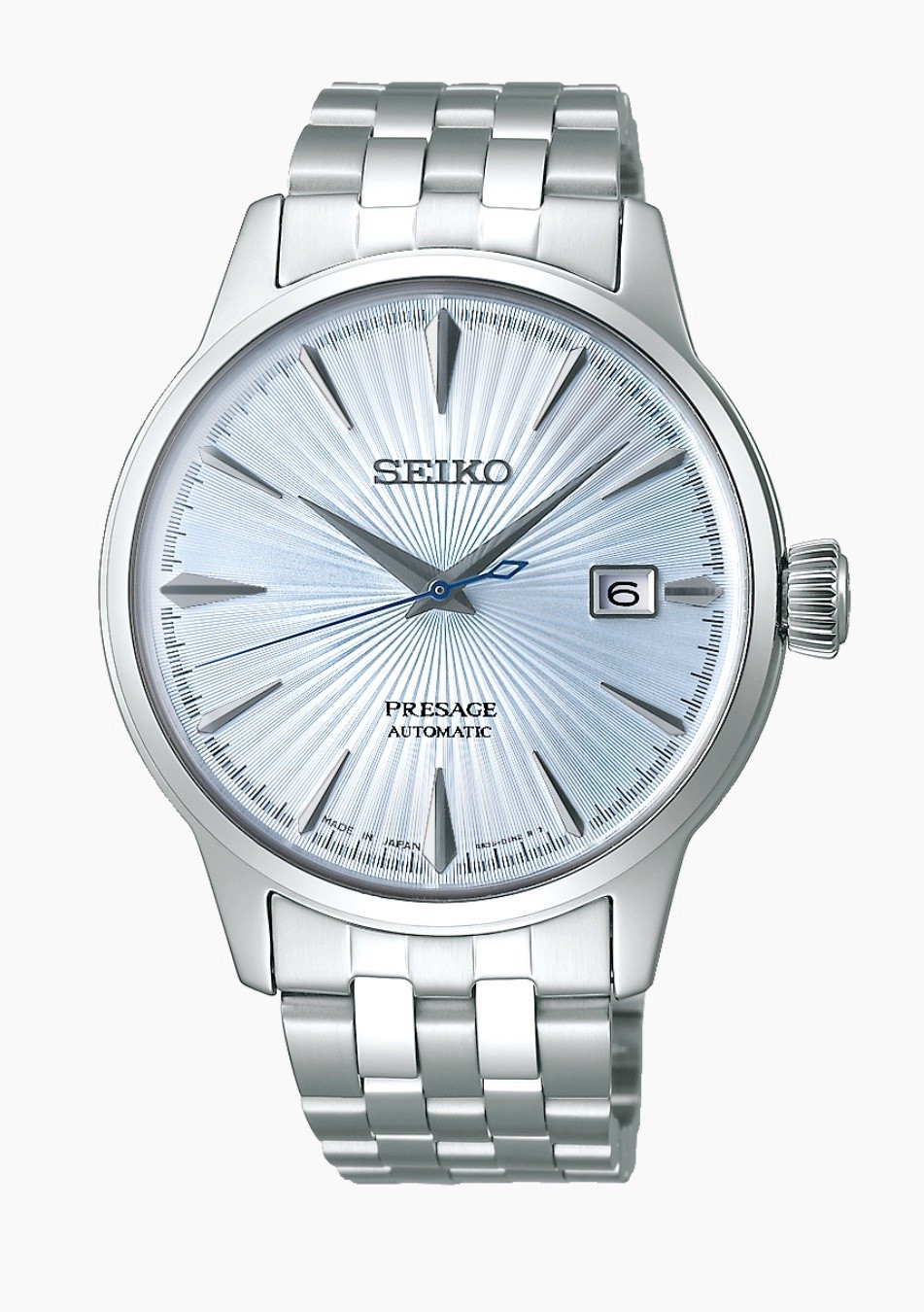 Seiko Presage Cocktail Time Automatic Light Blue Dial Men’s Watch SRPE19J1