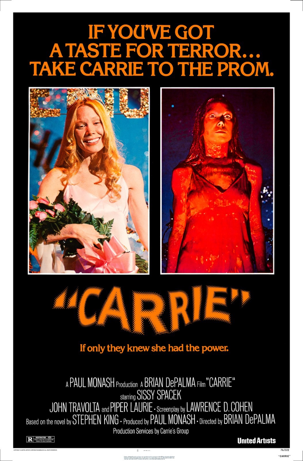 CARRIE (1976) - one sheet  27