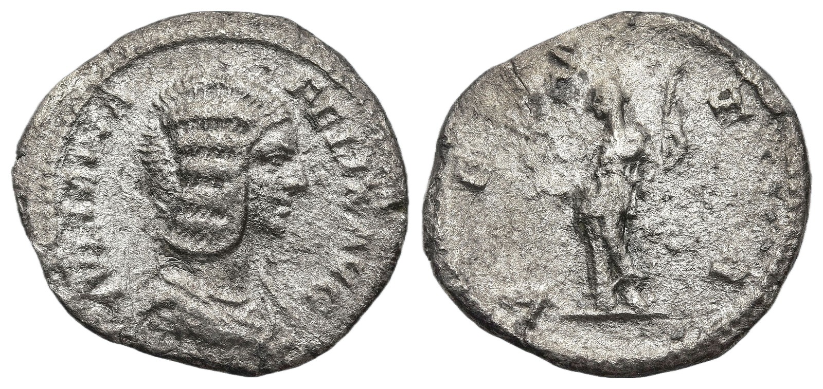 Roman Silver Denarius - Rome 193-217 AD - Julia Domna