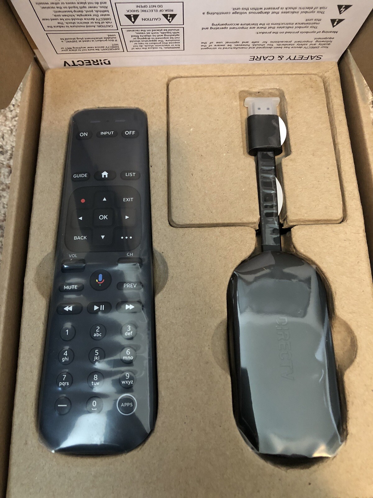 DIRECTV Gemini Air Streaming Device P21KW-500 FAST 2 DAY SHIPPING USA SELLER