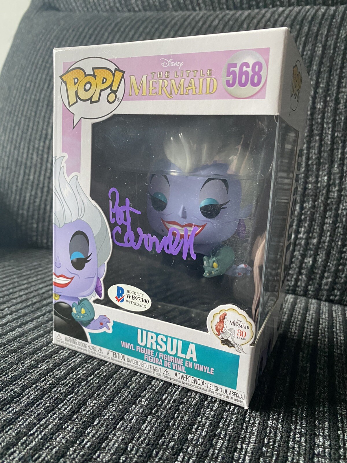 Pat Carroll Signed Ursula Funko POP Pat Carroll Signed Ursula Funko POP