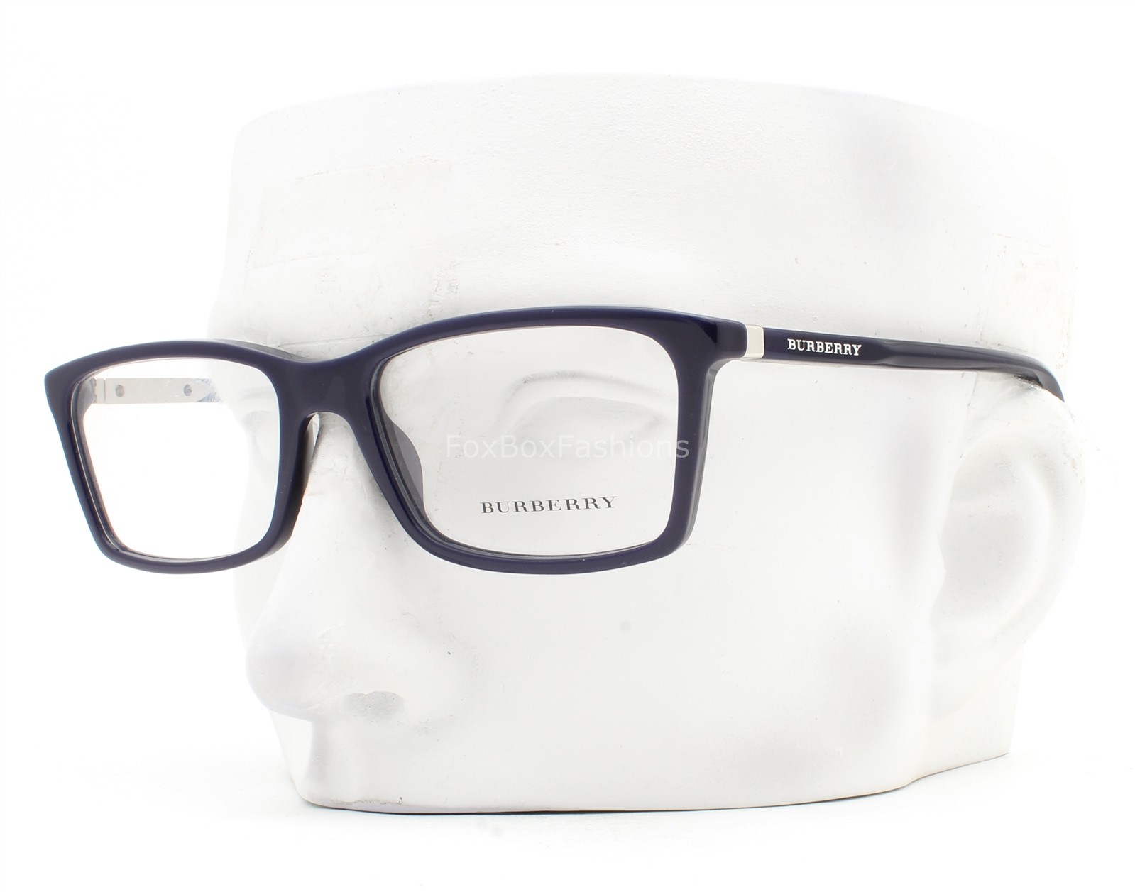 Burberry Eyeglasses Glasses B 2139 3399 Polished Navy Dark Blue 52mm w/pouch