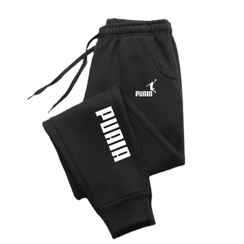PUAIA Print Men's Pants Autumn/Winter New Sport Jogging Trousers