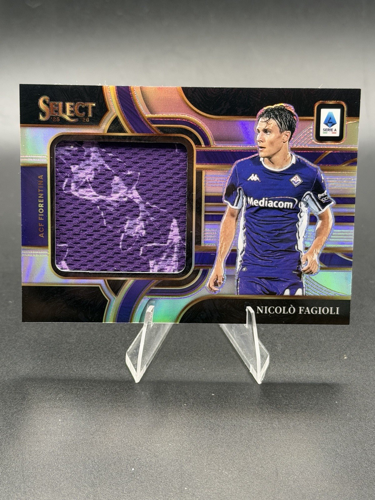 2024-25 Panini Select Serie A #JS-NF Nicolo Fagioli Jumbo Swatches Fiorentina 🔥