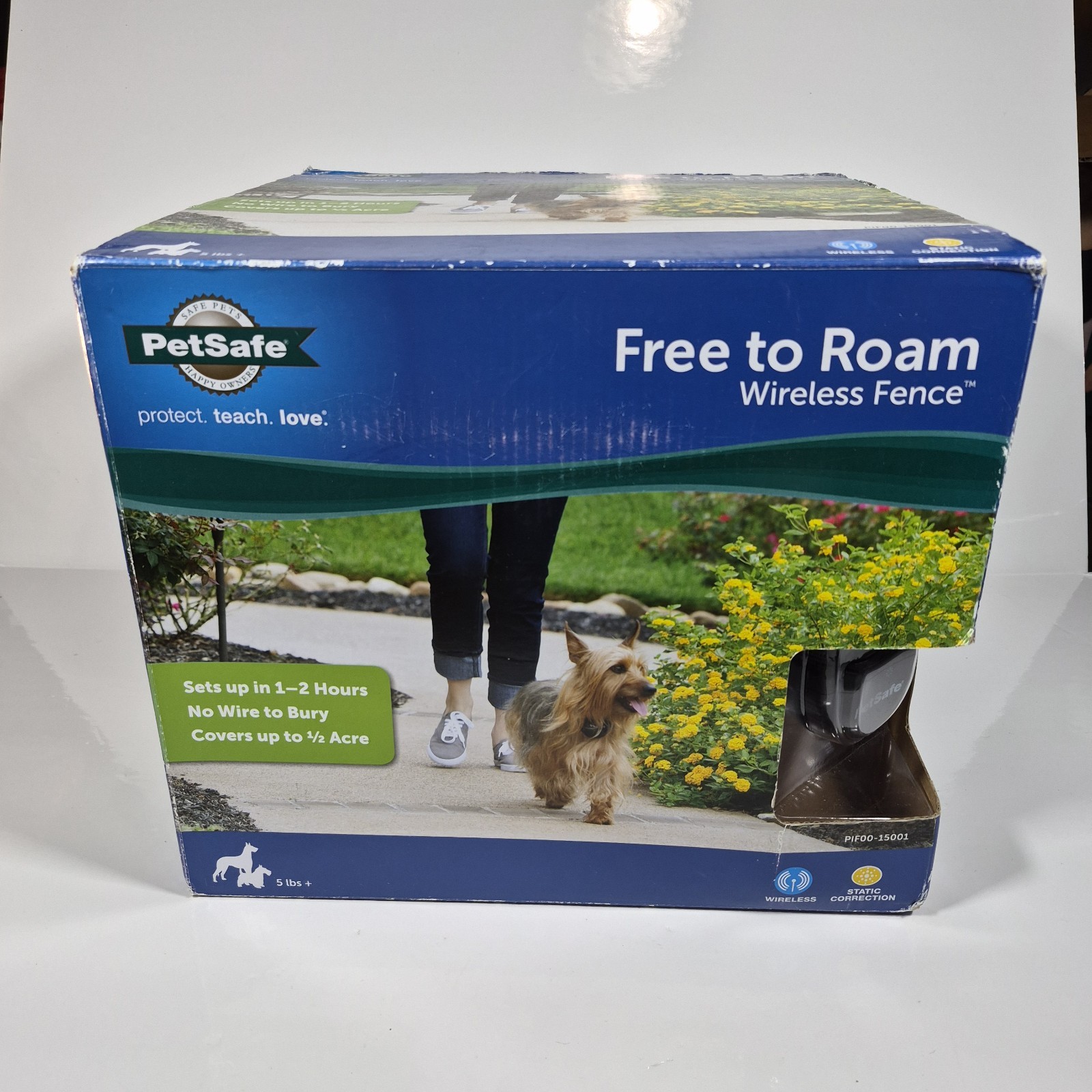 PetSafe PIF00-15001 Free to Roam Wireless Fence Up to 1/2 Acre Sealed Box New