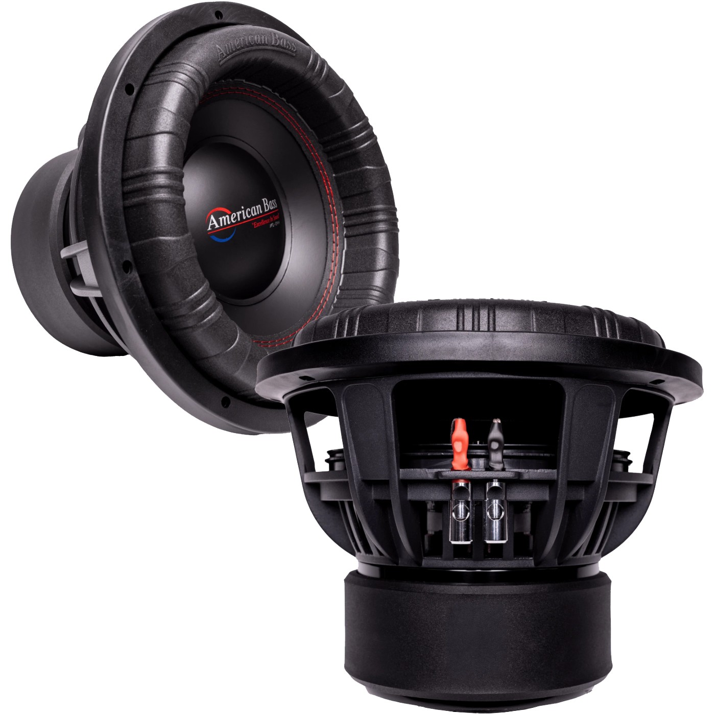 (2) AMERICAN BASS XFL 12” DUAL 4-OHM COMPETITION CAR SUBWOOFERS SUBS D4 (1 PAIR)
