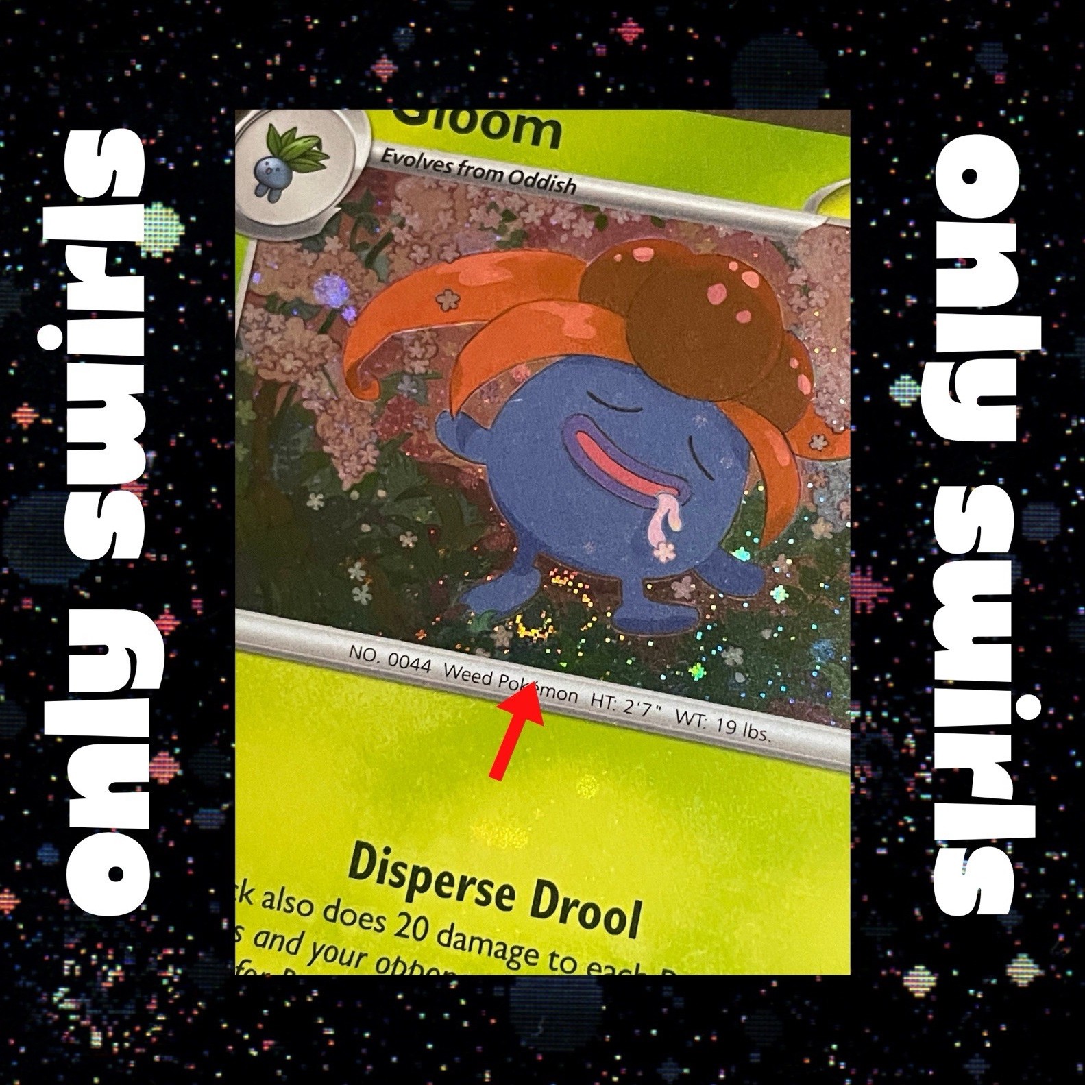 Gloom 002/094 Cosmos Holo Promo PFL En 🌀 Cosmos Foot Swirl NM