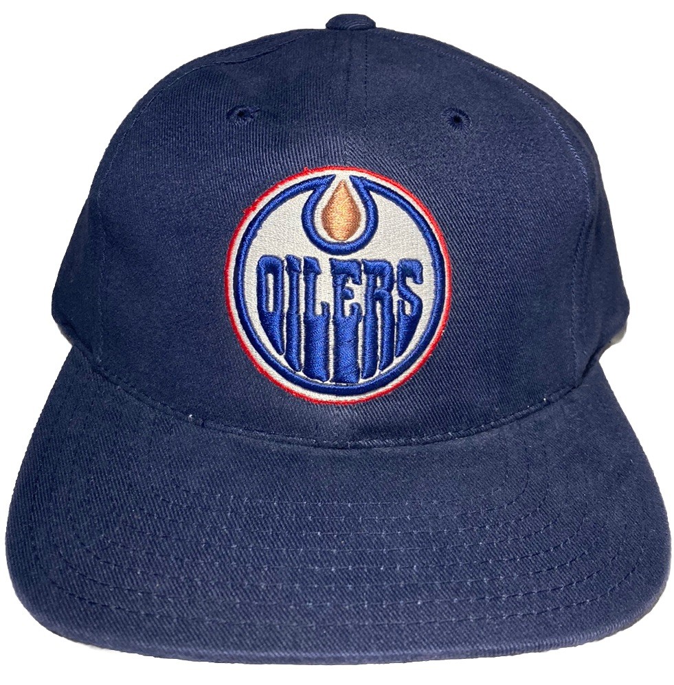 VTG Edmonton Oilers Flat Bill American Needle NHL Licensed Flat Bill Hat CA22751 VTG Edmonton Oilers Flat Bill American Needle NHL Licensed Flat Bill Hat CA22751