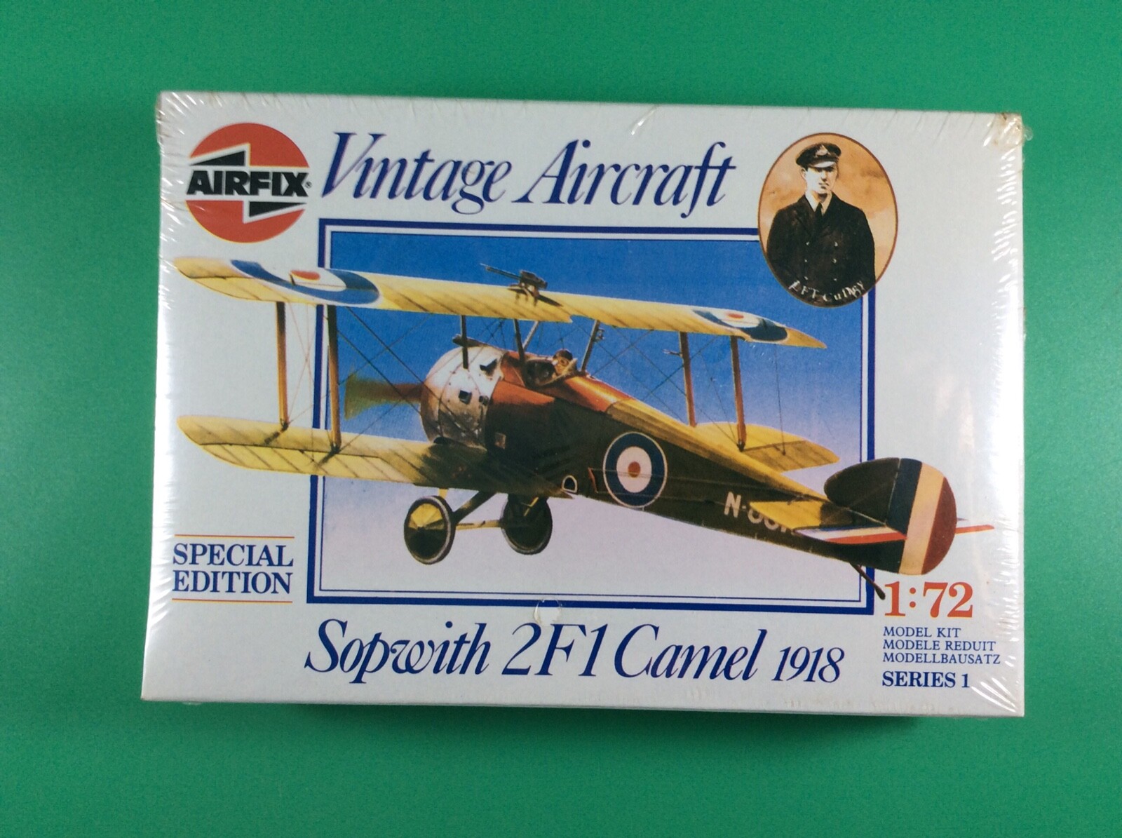 Airfix Sopwith 2F1 Camel 1918 Vintage Aircraft Special Edition Kit #01075 1/72