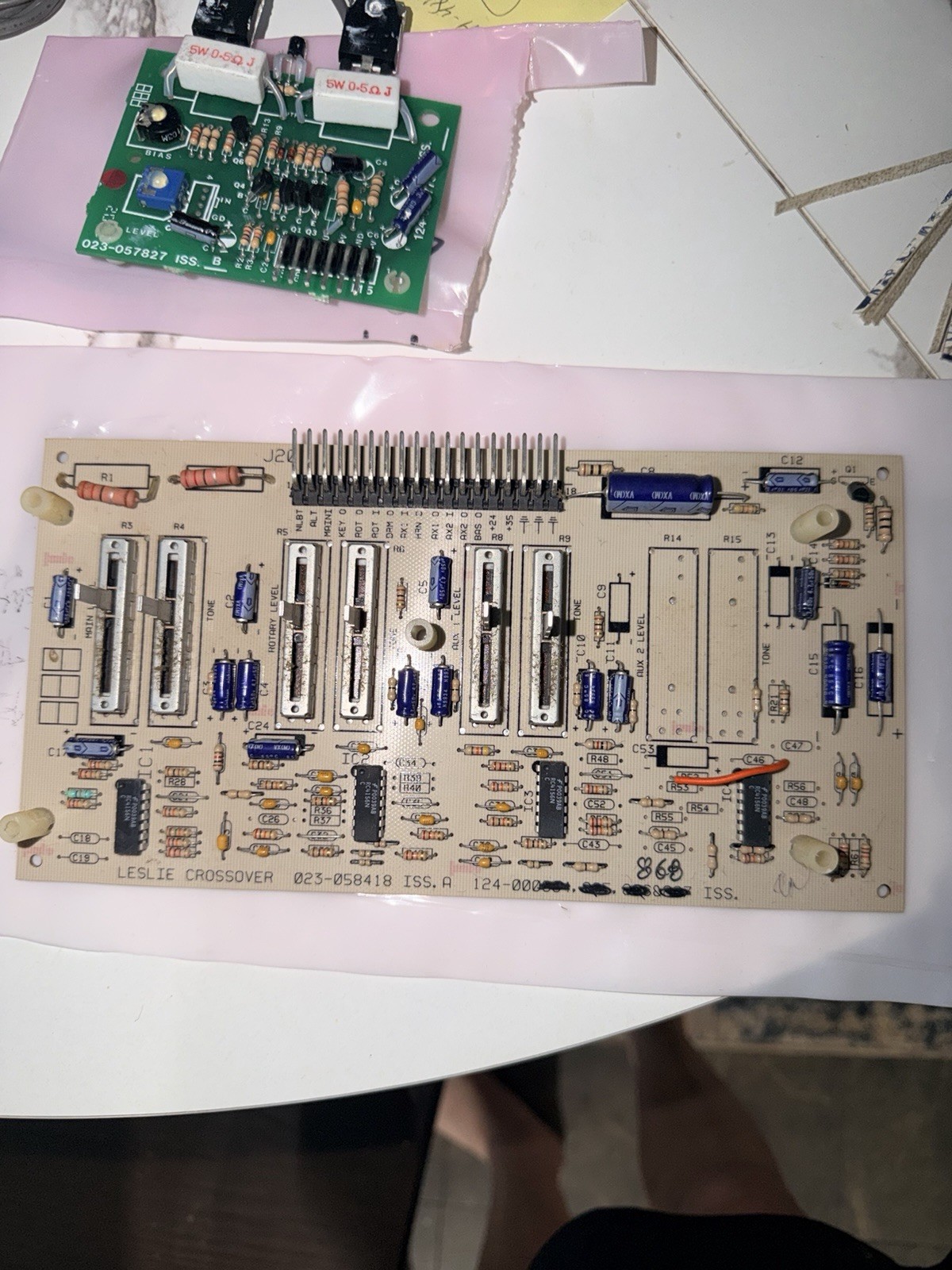Vintage Leslie Crossover Board 023-058418 ISS A Hammond Organ Rotary Speaker OEM