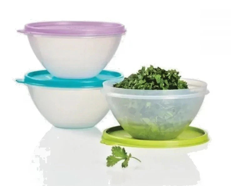 🌈🥣Tupperware MINI Wonderlier Bowls Set of 3 NEW 🌈🥣Tupperware MINI Wonderlier Bowls Set of 3 NEW
