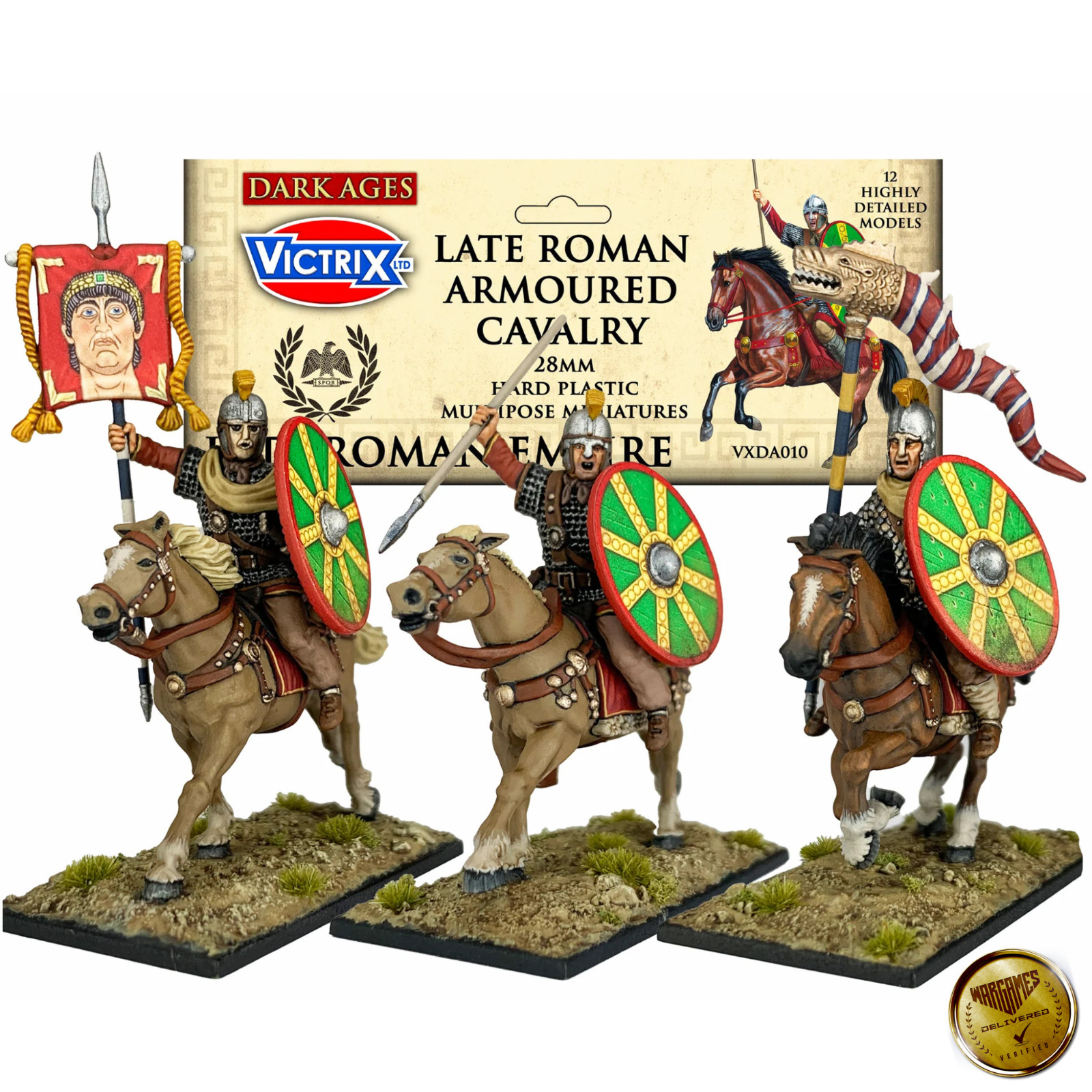Victrix Miniatures Dark Ages Late Roman Armoured Cavalry Victrix Miniatures Dark Ages Late Roman Armoured Cavalry