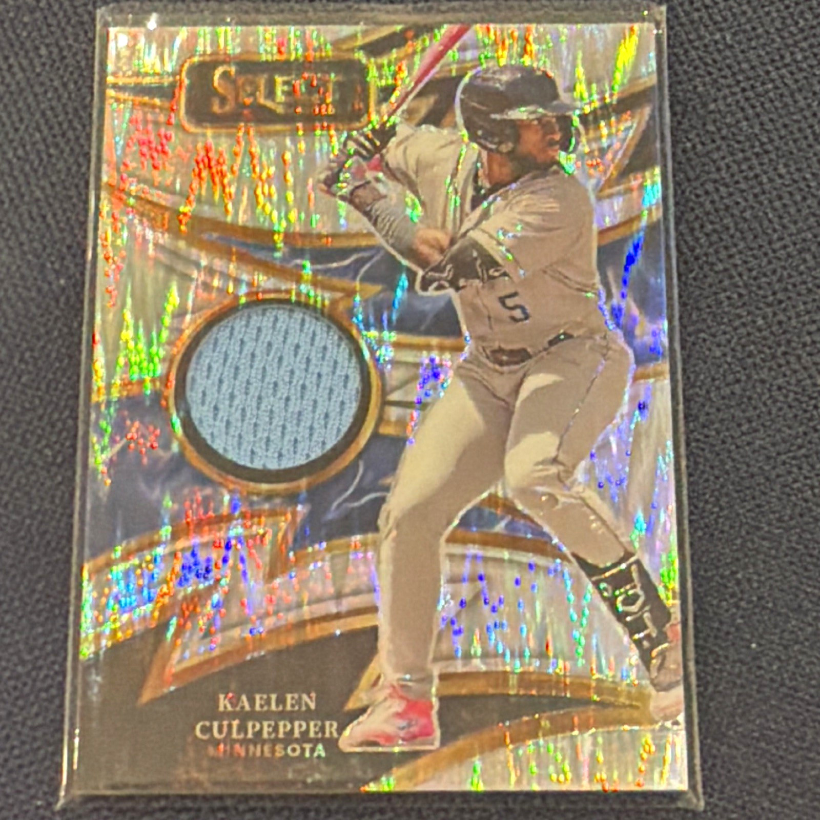 Panini Select 2025 Kaelen Culpepper Twins White Cracked Ice Sparks SP-KC