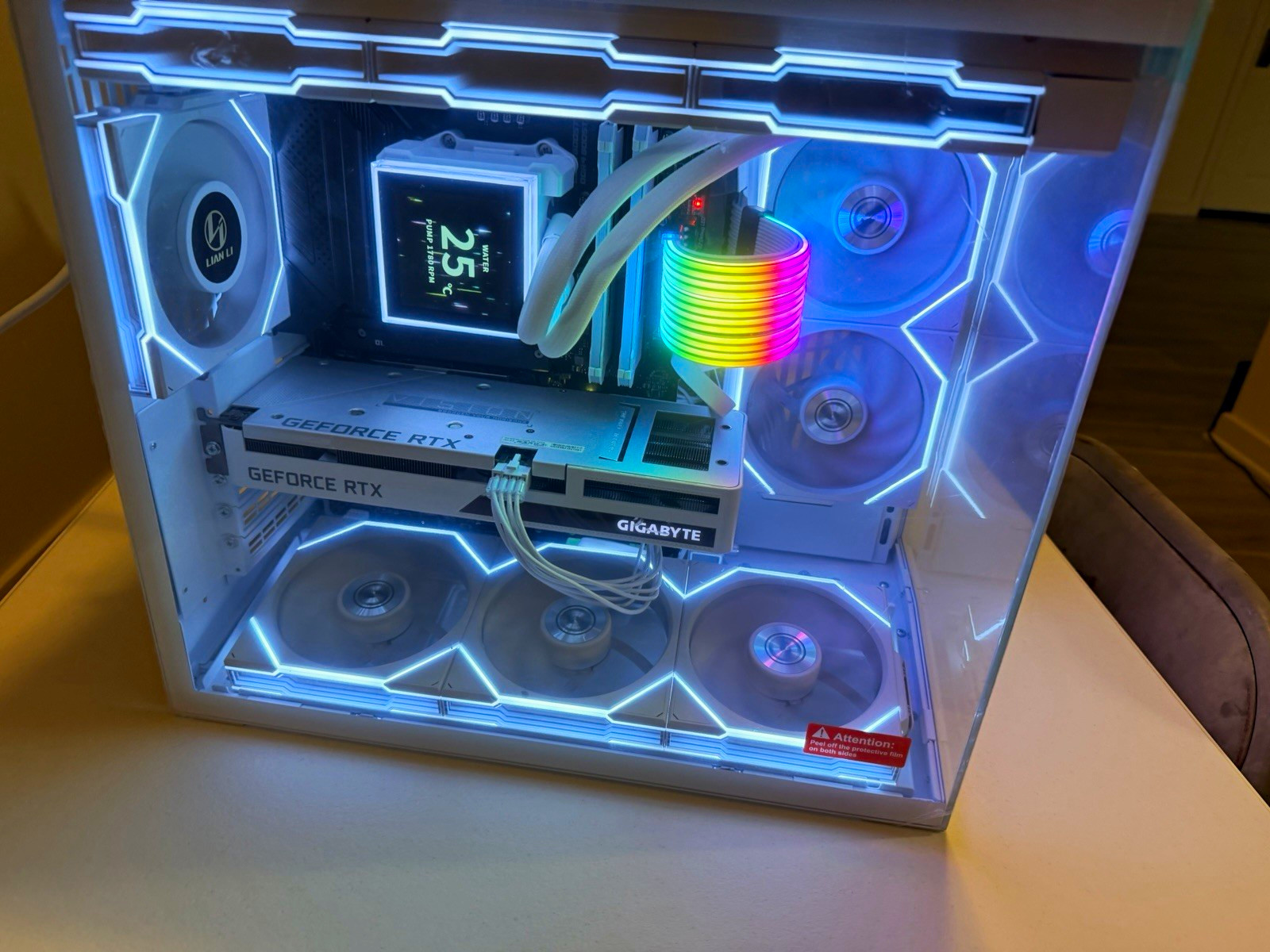 Custom/Whitebox White Gaming Desktop Tower PC Liquid Cooled RGB NVIDIA RTX Custom/Whitebox White Gaming Desktop Tower PC Liquid Cooled RGB NVIDIA RTX