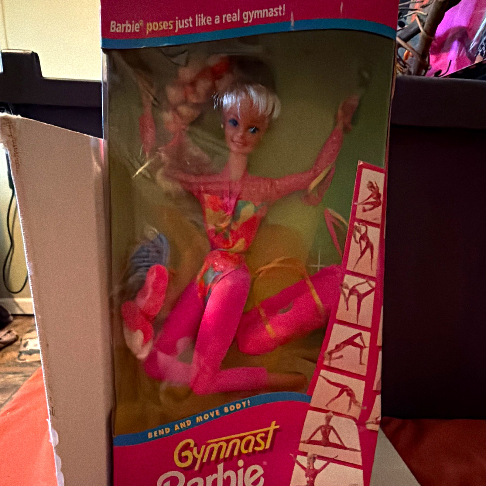Mattel Barbie Gymnast Bend and Move 11 1/2in Doll Bendable Limb MPN 12127 Mattel Barbie Gymnast Bend and Move 11 1/2in Doll Bendable Limb MPN 12127