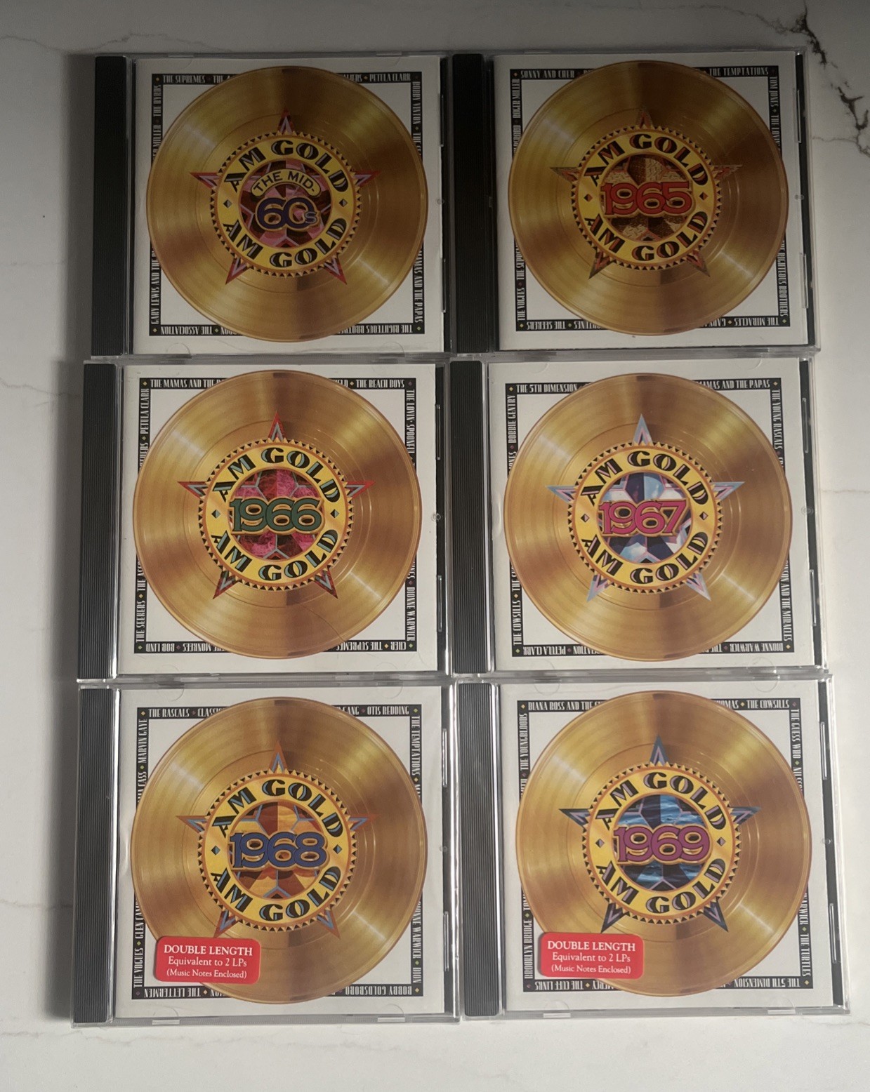 AM Gold CD Lot Of 6 60's VERY GOOD
