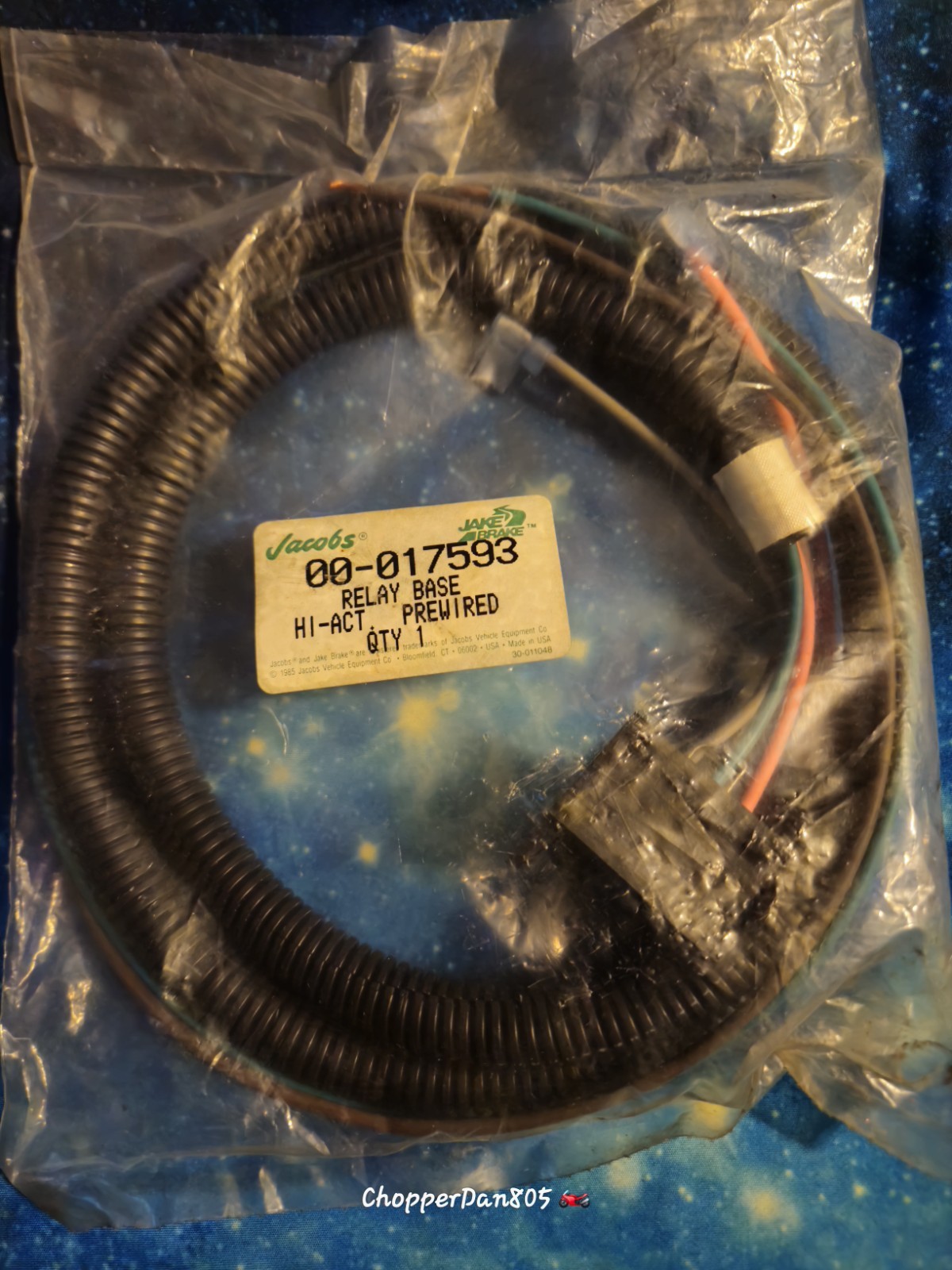 Jacobs Hi-Act Wiring Harness #00-017593 For #Caterpillar Engine C317 (A-thru-E)