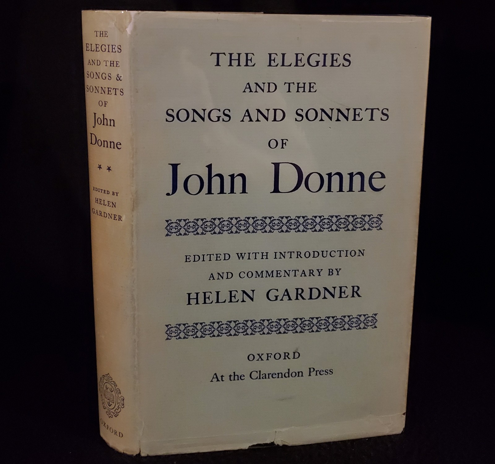 The Elegies: And The Songs and Sonnets of John Donne - 1970 HCDJ