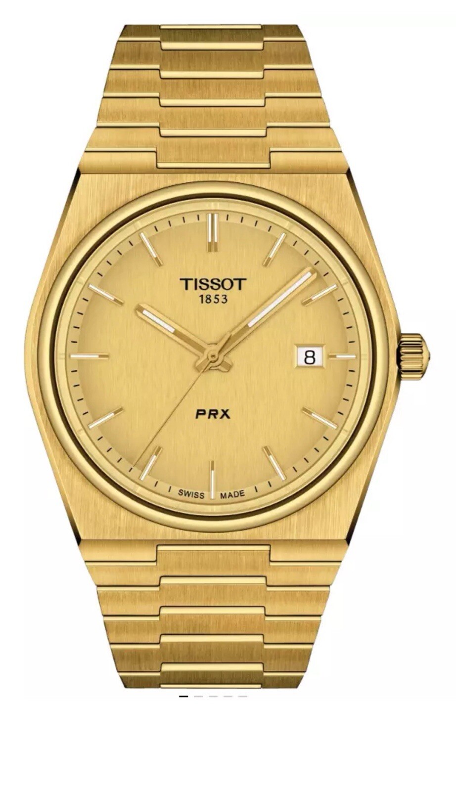 Tissot PRX Men's Gold Watch - T137.410.33.021.00 Brand New