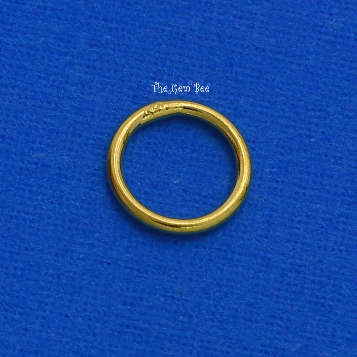 8MM 18 Gauge 14K Solid Yellow Gold Large Round CLOSED Jump O Ring Finding 8MM 18 Gauge 14K Solid Yellow Gold Large Round CLOSED Jump O Ring Finding