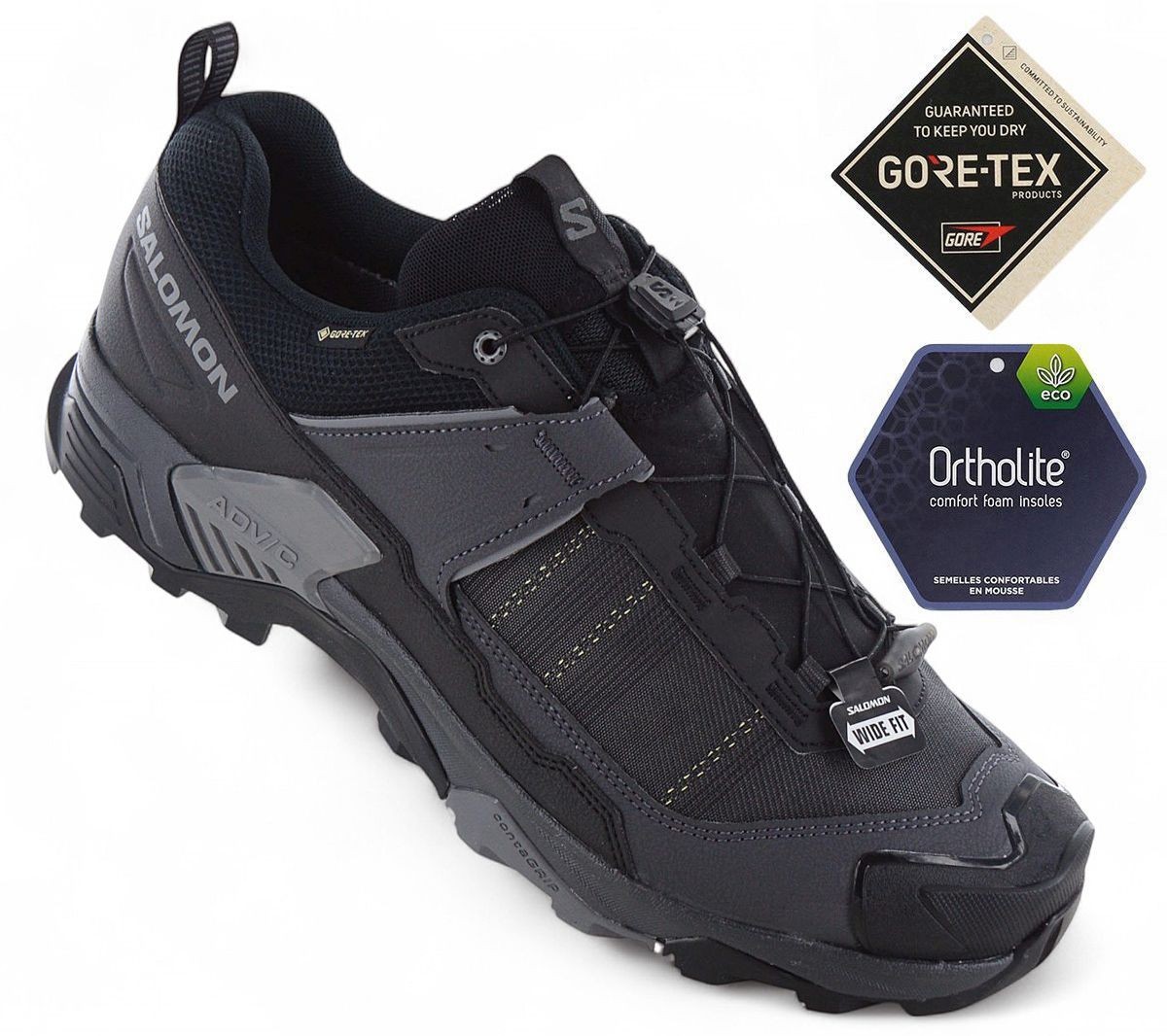 Salomon X ULTRA 5 WIDE GTX 477274 [EU 42 2/3 UK 8.5 US 9] Shoes Sneakers NEW