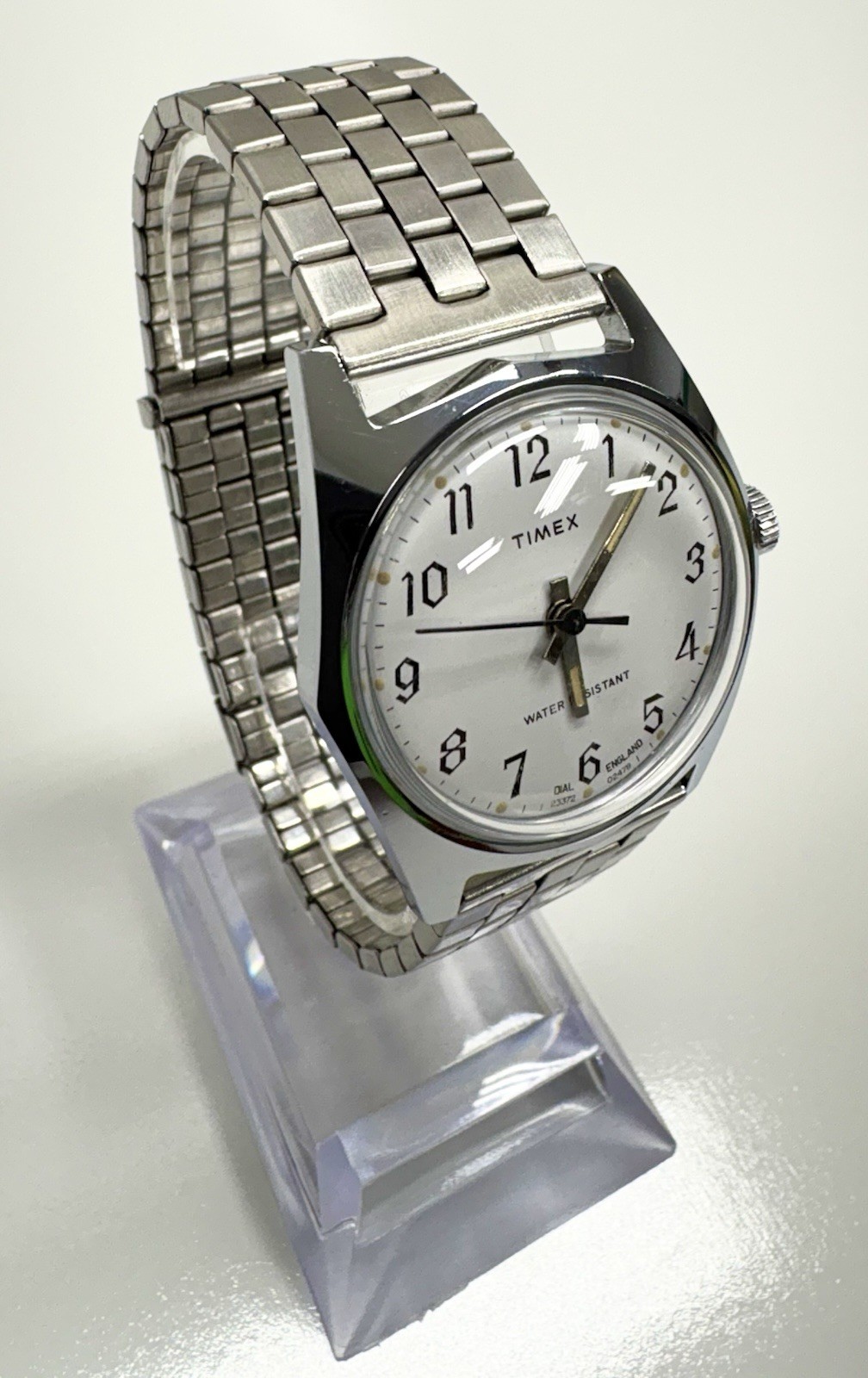 Vintage Original Timex 1970’s Men’s Watch Manual Wind Chrome 1978’ Works Runs