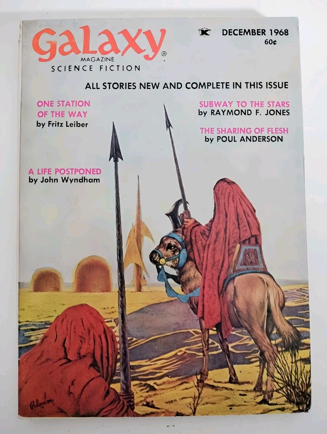 Galaxy Science Fiction Magazine December 1968 Mack Reynolds - Wyndham vintage 