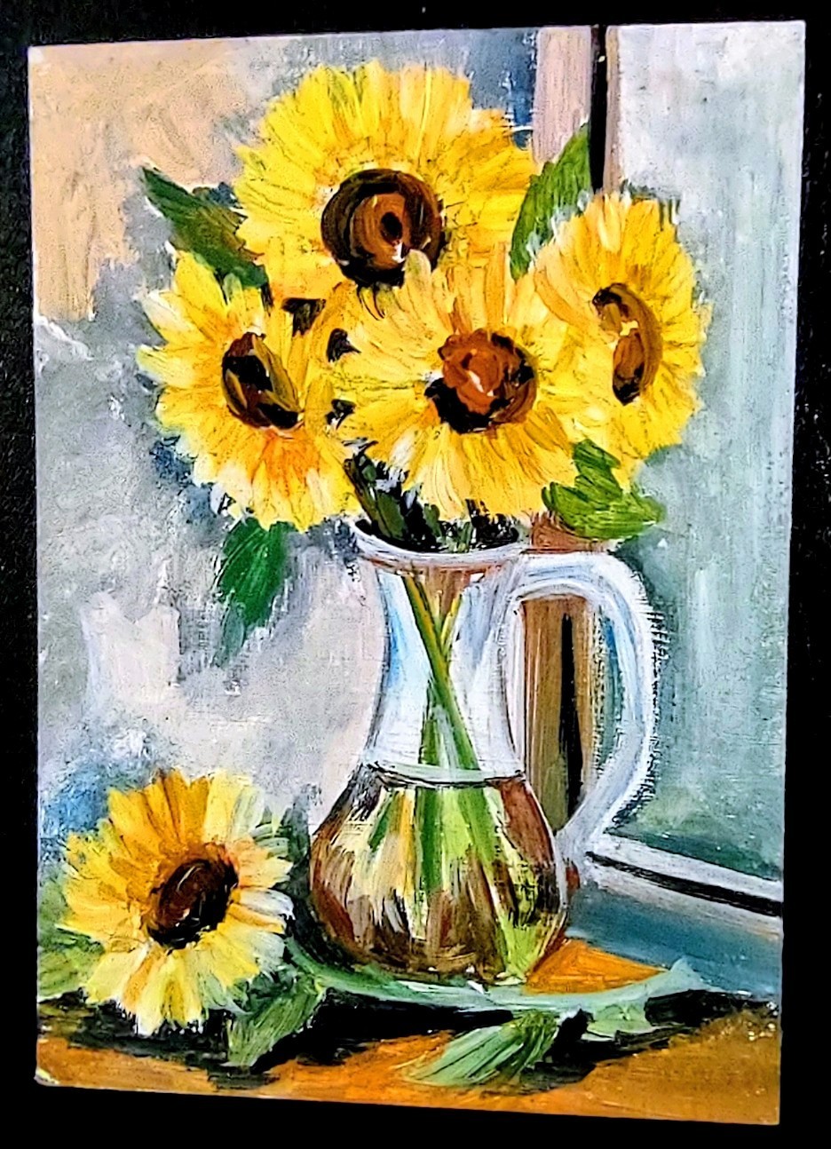ACEO Hand Painted Art Card. Signed By Artist. Hand Painted Not A Print