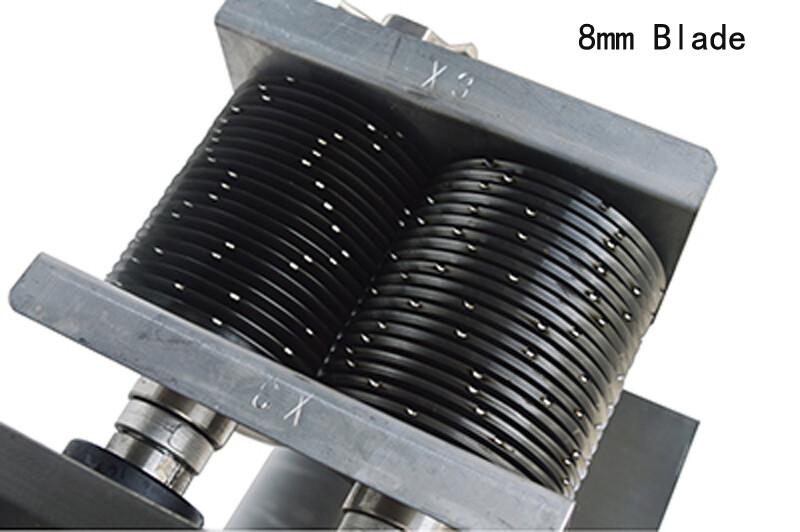 TECHTONGDA Commercial 1 PC 8mm Blade for 110V QX Meat Cutting Machine Cutter