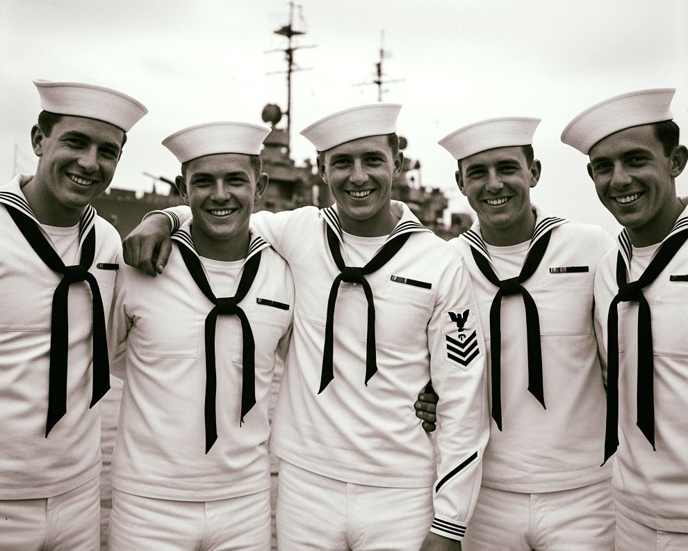 THE SULLIVAN BROTHERS 8X10 PHOTO NAVY US USA USS JUNEAU THE SULLIVAN BROTHERS 8X10 PHOTO NAVY US USA USS JUNEAU