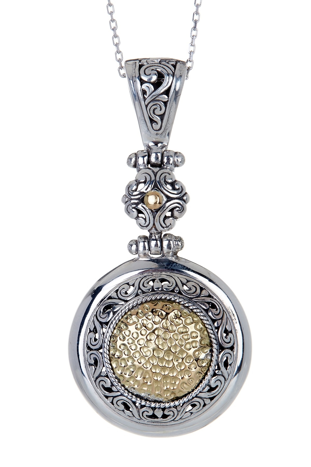 Phillip Gavriel 167326 Women\'s 18K Gold Sterling Silver Pendant Necklace