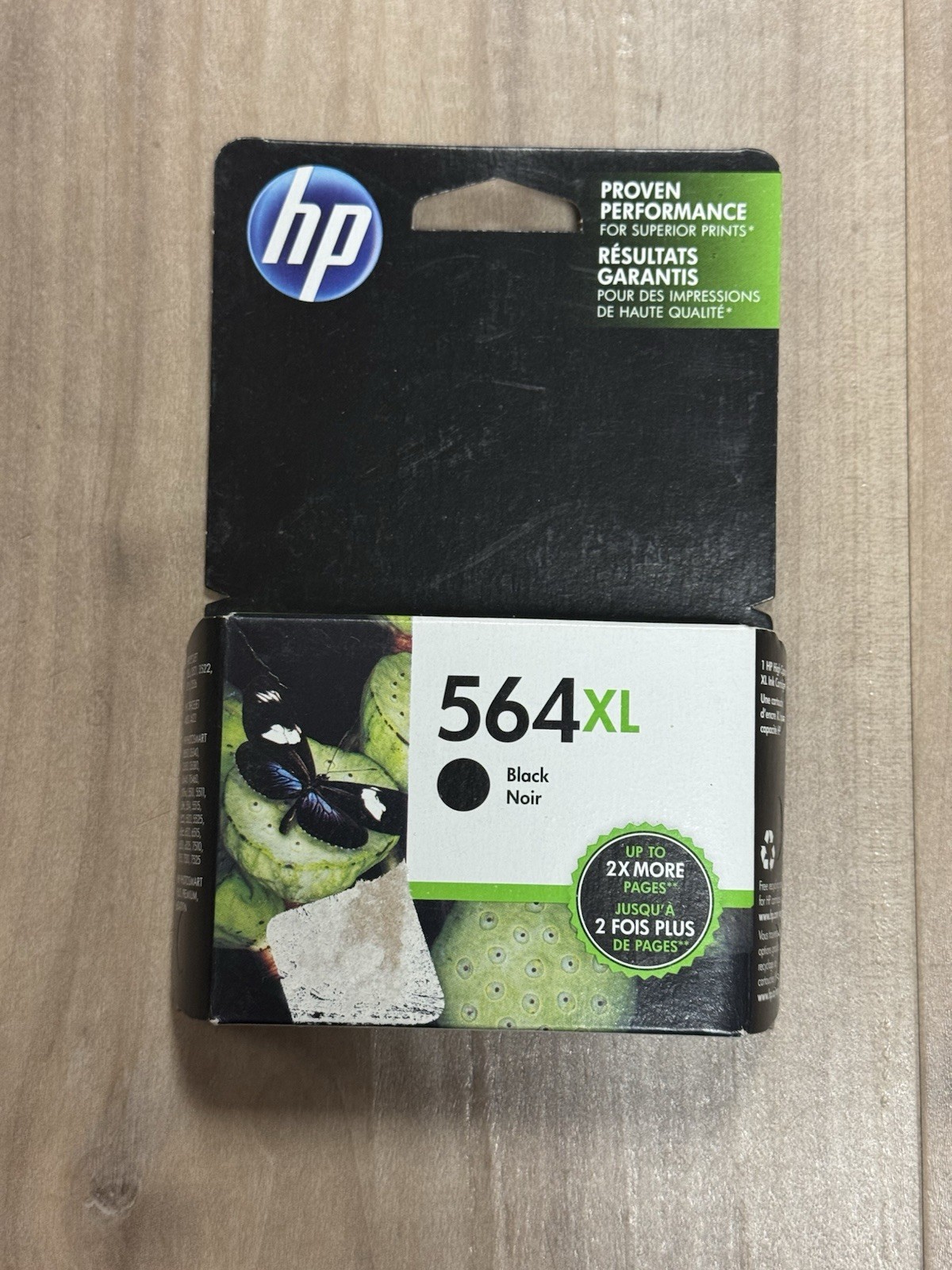 Genuine HP 564XL Black Ink Cartridge - CN684WN Exp 11/2017
