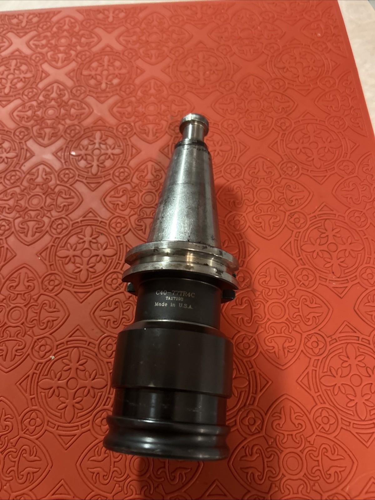 CAT40 PARLEC C40-77TR4C RIGID TOOL HOLDER (Z33) CAT40 PARLEC C40-77TR4C RIGID TOOL HOLDER (Z33)
