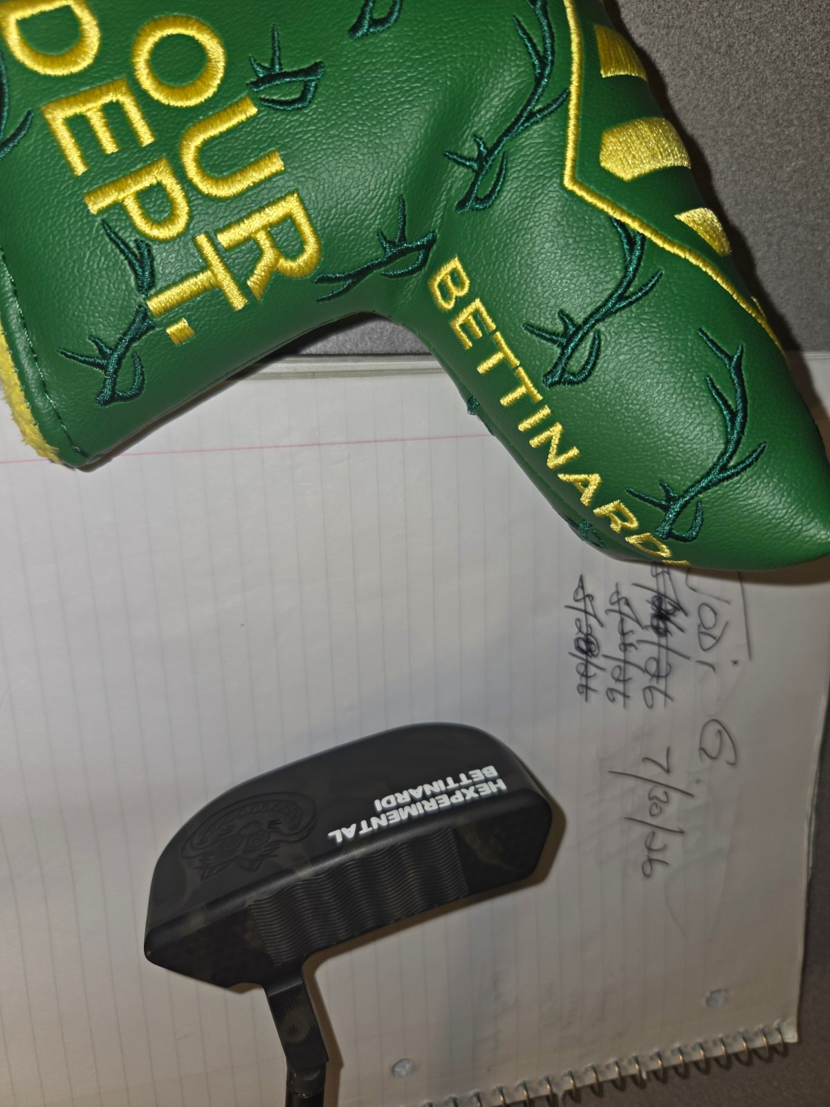 Bettinardi QB14 Hexperimental Proto DASS Fat Cat Putter RH Black RJB029141