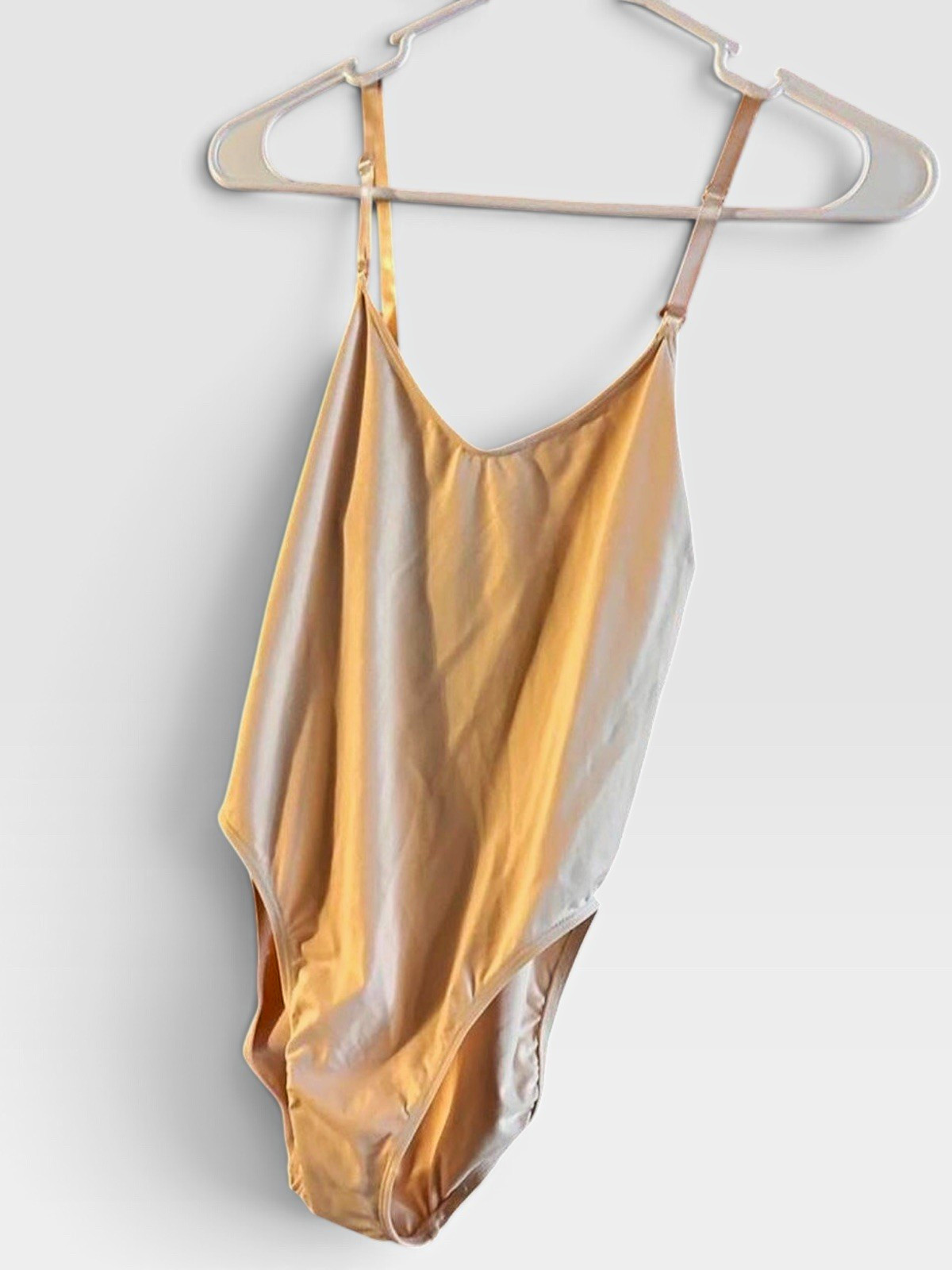Capezio Women's base layer dance, ballet, leotard, transparent straps size large