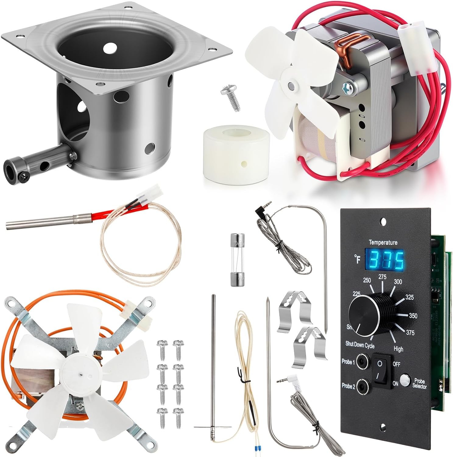 Digital Pro Controller Kit Compatible with Traeger/Pit Boss/Camp Chef Includes