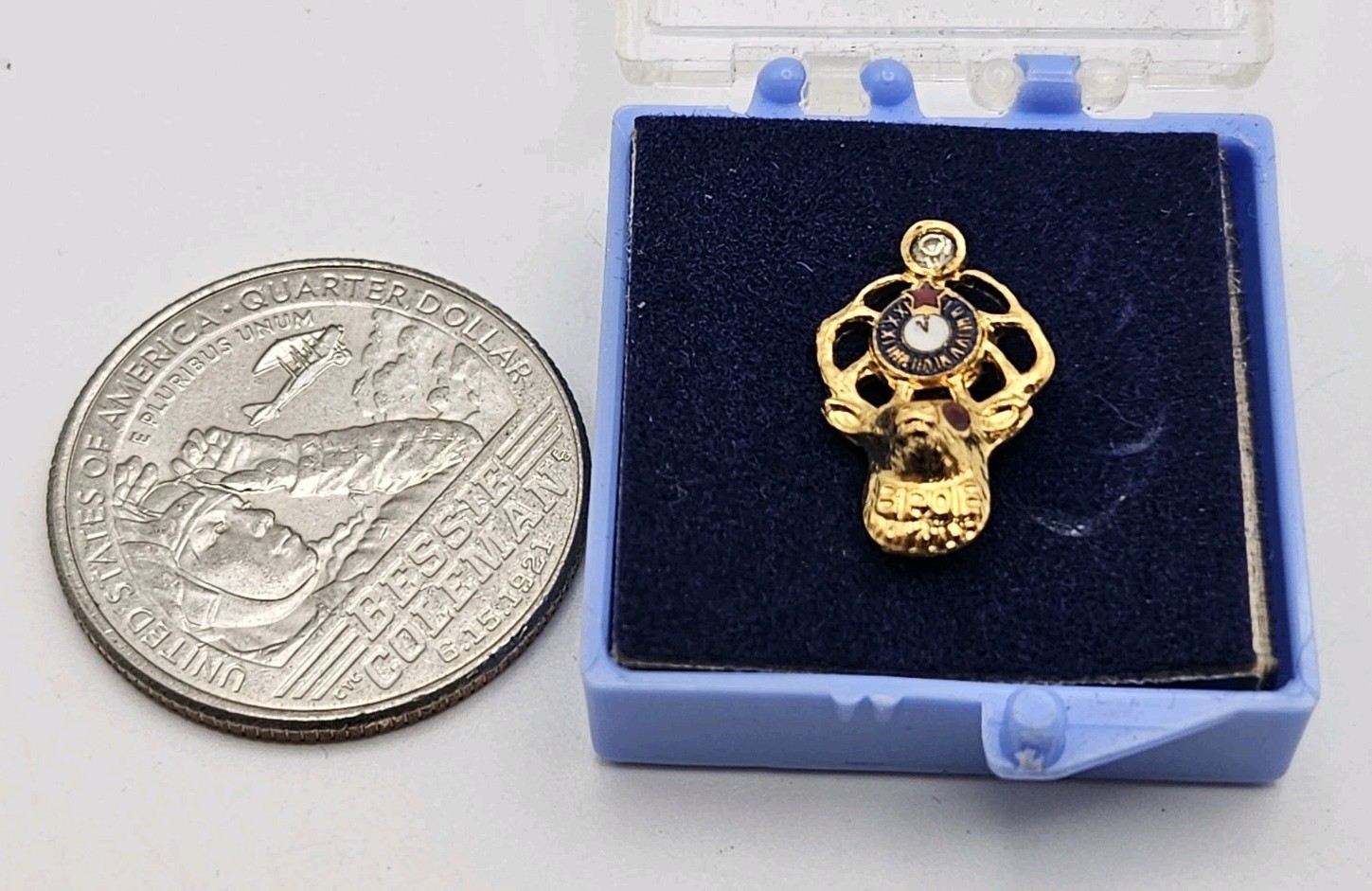Vintage BPOE Tie Tack Lapel Pin Collectable