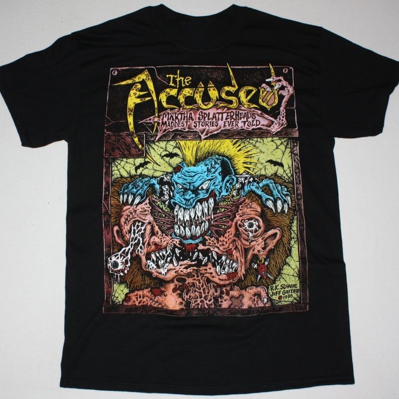 THE ACCUSED MARTHA SPLATTERHEAD\'S T-shirt All Size S to 5XL NZ557