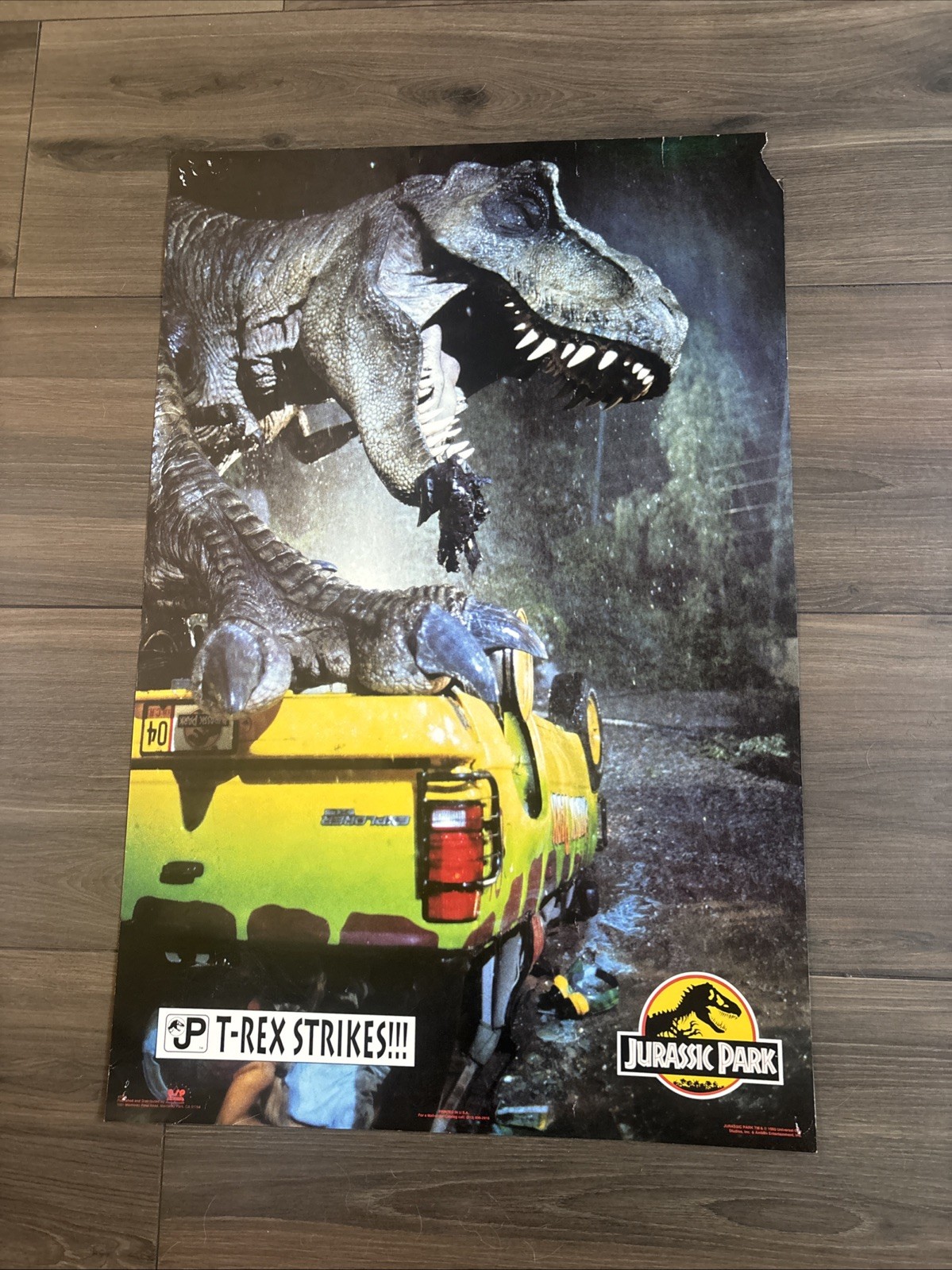 Jurassic Park Game Folder Vintage 1992 1990s Universal City Studios #3
