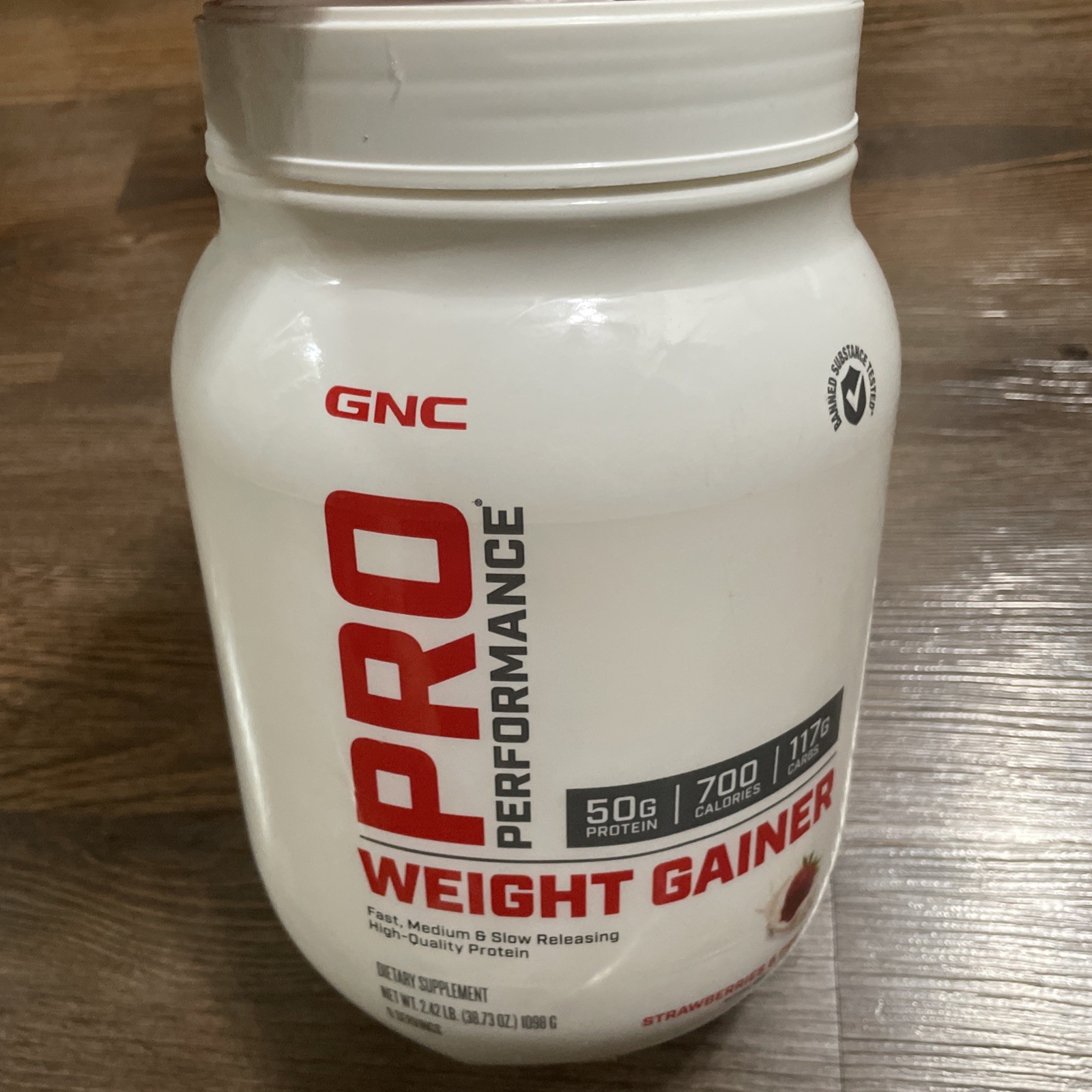 Sealed GNC Pro Performance Weight Gainer 50g Protein 700 Calories Exp 10/2026 Sealed GNC Pro Performance Weight Gainer 50g Protein 700 Calories Exp 10/2026