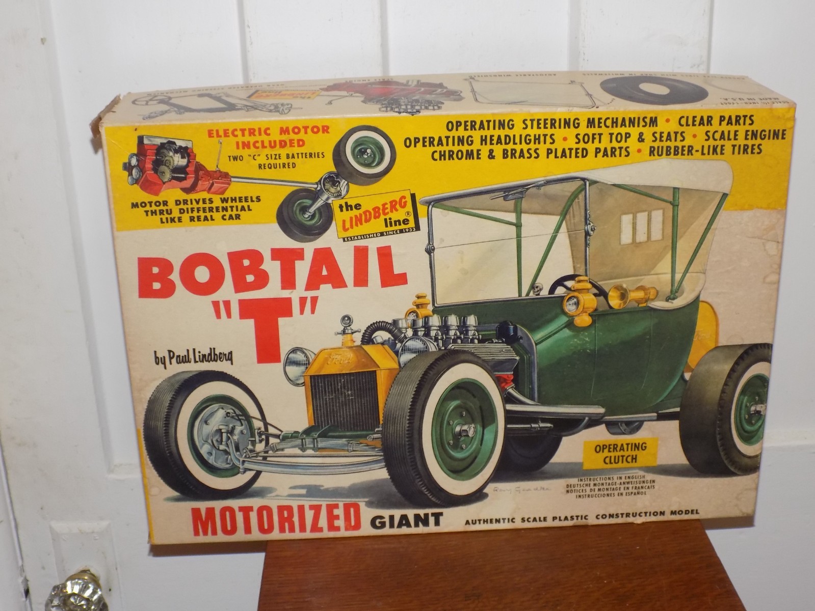 Vintage Bobtail T The Lindberg Line Model Kit in the Box