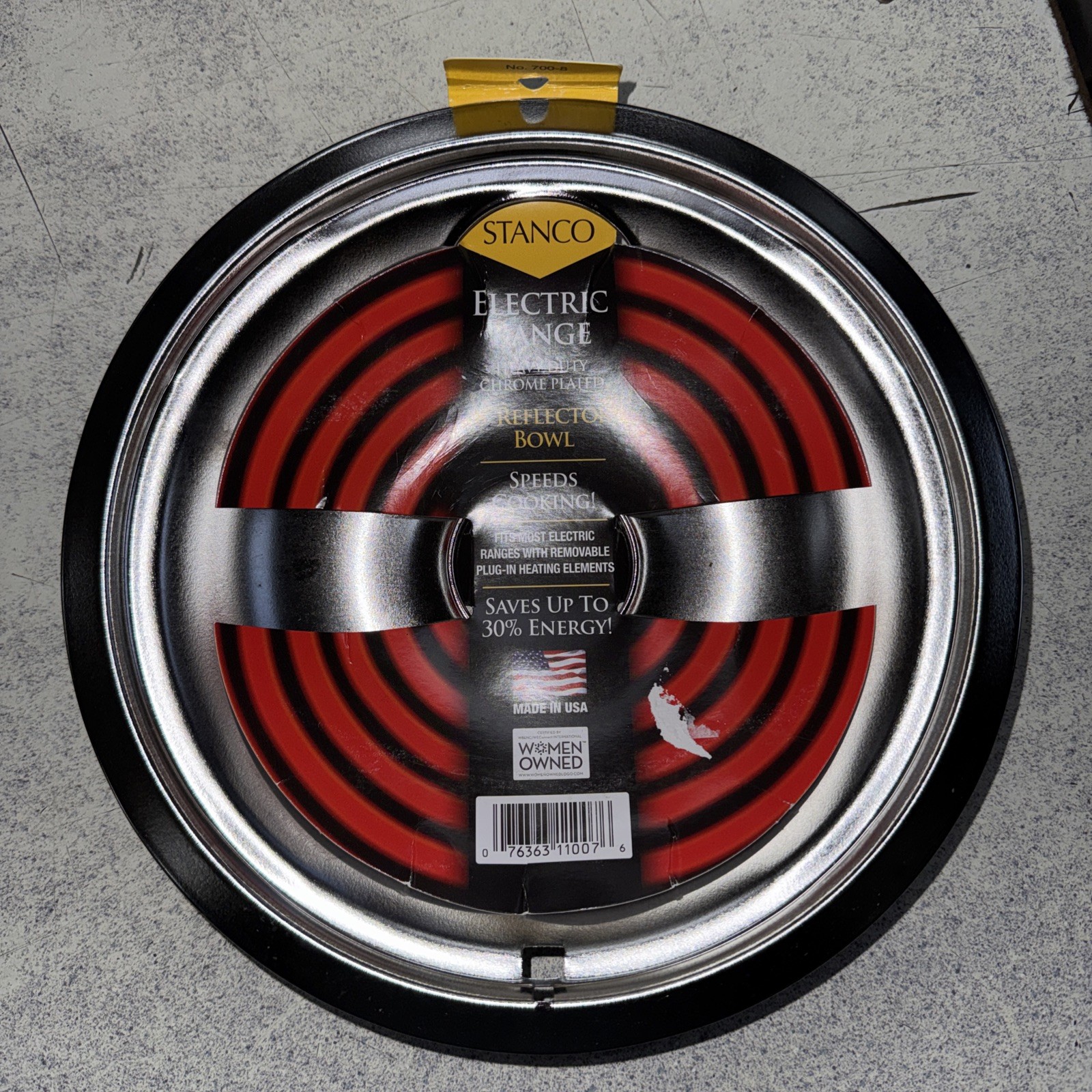 Stanco Steel REFLECTOR BOWL 8\ Stanco Steel REFLECTOR BOWL 8\