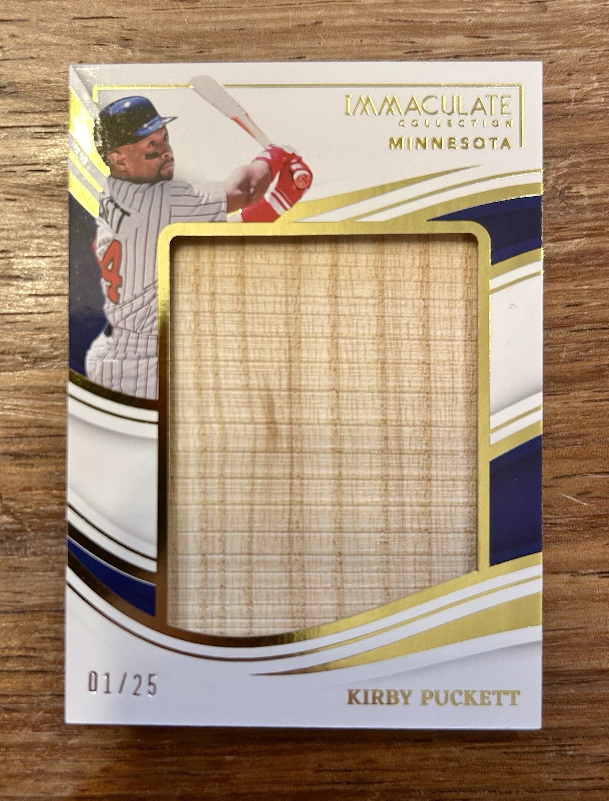 2023 Immaculate Collection - Game Used Bat- Kirby Puckett 1/25 - 1st Print 2023 Immaculate Collection - Game Used Bat- Kirby Puckett 1/25 - 1st Print