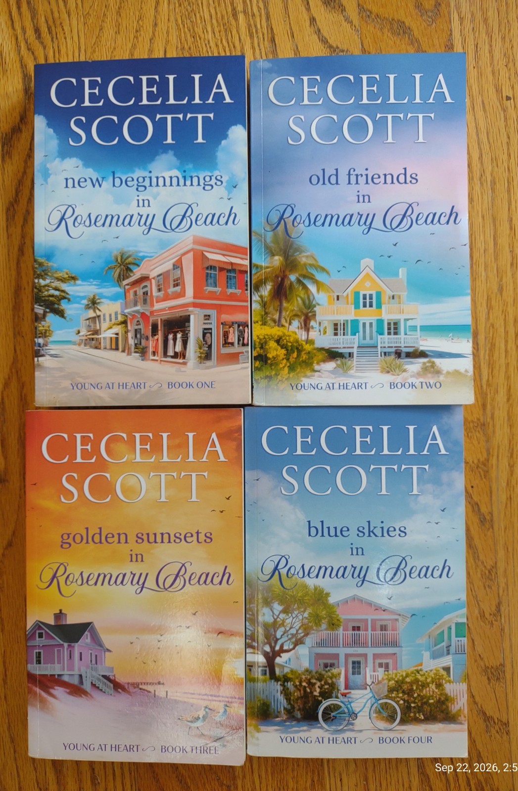 Rosemary Beach Young at Heart Series by Cecelia Scott Complete Set  Books 1-4