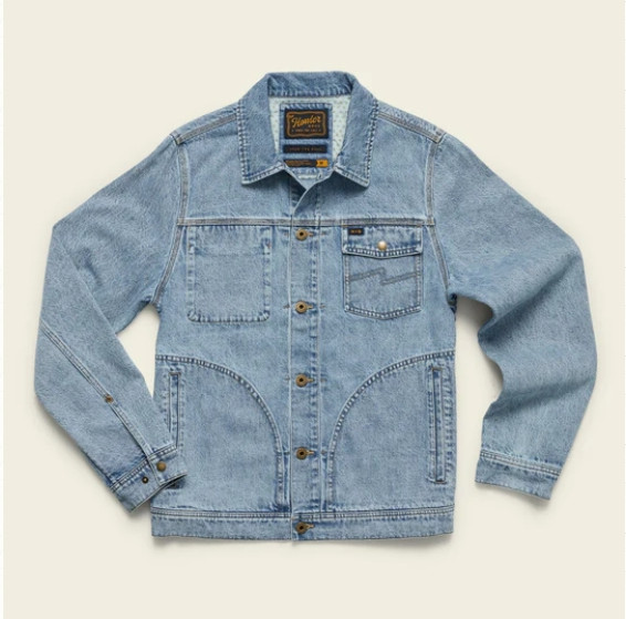 🧡NWT*Howler Brothers Denim Depot Jacket Men\'s L Button Western Rodeo Outdoors🧡