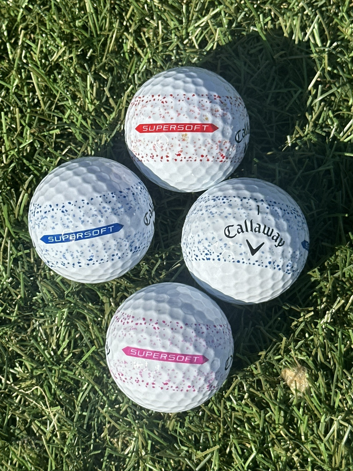 48 TRULY MINT 5A Callaway SuperSoft SPLATTER *2023/2024*  