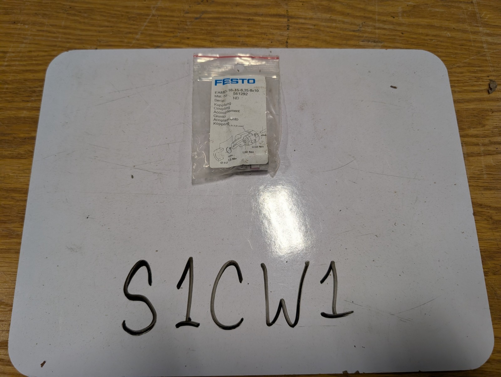561292 Festo Quick coupling EAMD-16-15-6.35-8X10 (S1CW1)