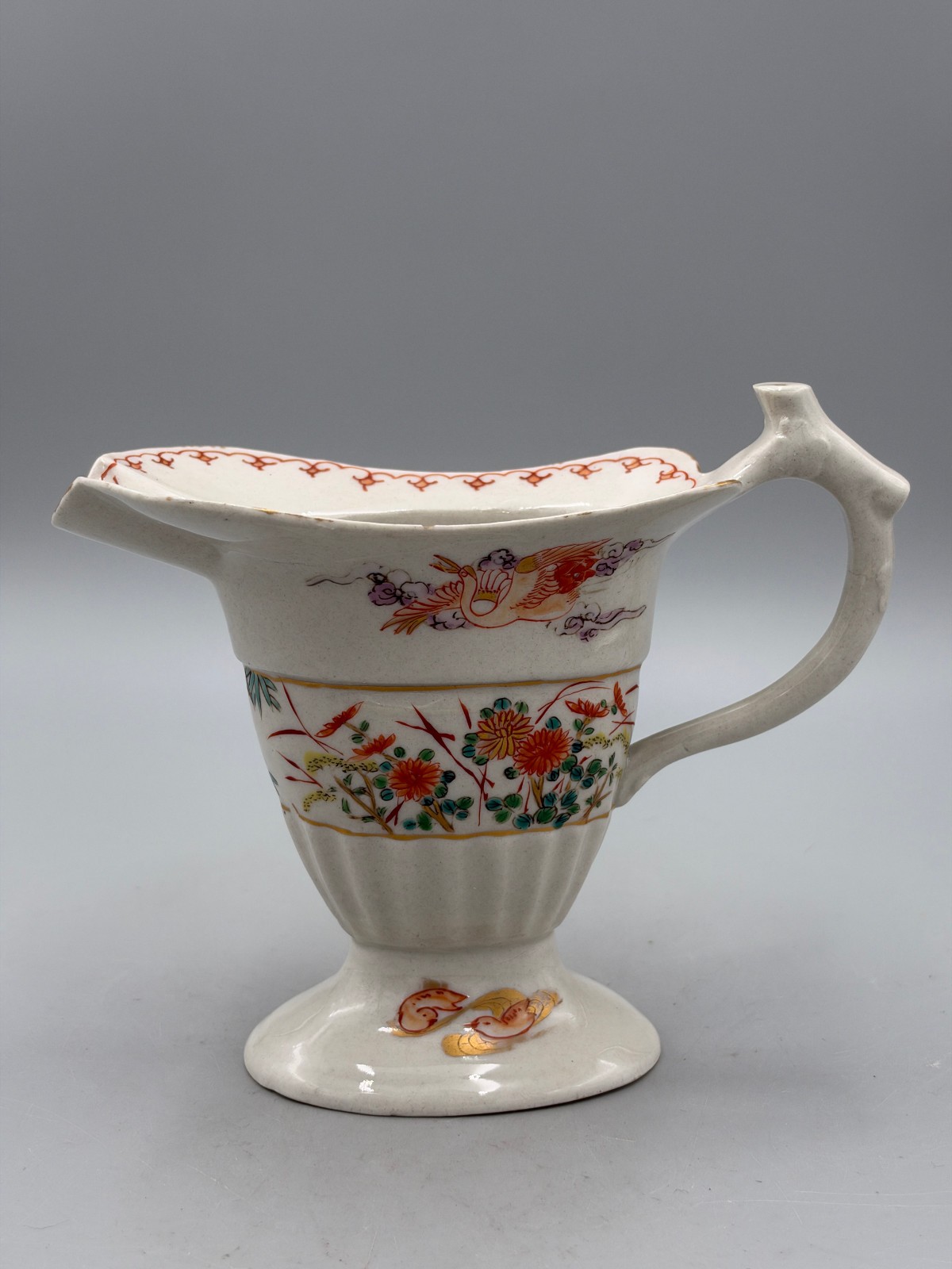 Antique Japanese Arita Imari Porcelain Creamer, Edo Period c.1770‑1800